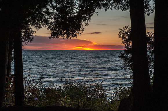 Sunset on Green Bay